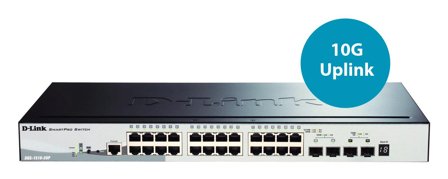D-LINK DGS 1510-28P - switch - 28 porter - smart - rackmonterbar