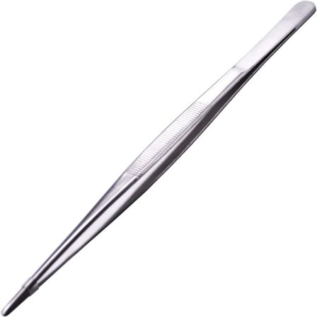 Rustfritt Stål Pinsett - Lange Pinsett for Kjøkken, Mat, Grill, Matlaging, Steking og Servering