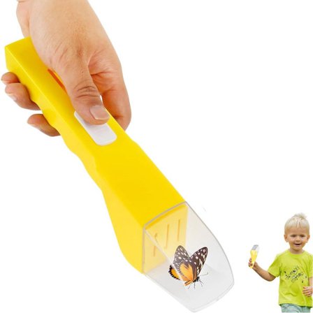 Edderkoppefælde, Insektfælde, Insektfanger, Hvepseafvisende, Hvepsefælde, Med Transparent Vindue, Kontaktløs Insektfældebeholder, 27 cm, Gul