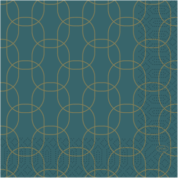 Serviett Golden Deco 33x33cm*