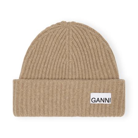 Ganni, Beanies Beige, unisex, Maat:ONE Size