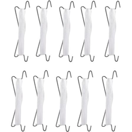 10-pack Tomatstödkrok, Frukt V-repkrok, 33 Fots Rep