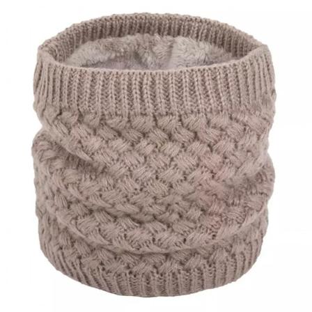 Mykt stilig, varmt ringskjerf Khaki