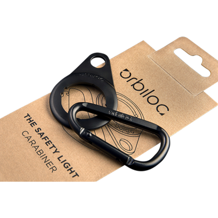 Orbiloc - Dual Accessories karabinkrok og karabinkrokfeste - feste for sikkerhetslys LED svart 1 stk. - Hund - Halsbånd - ZOO.no