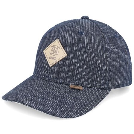 Djinns - Blå adjustable Keps - Truefit Denim Wishy Indigo Adjustable @ Hatstore