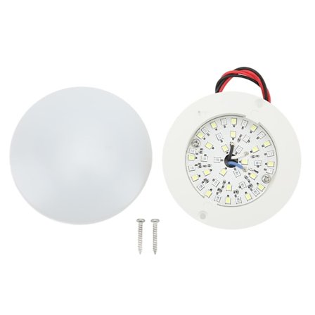 LED-inredningsbelysning 12V LED-kupollampa Universal passform för husbil Husvagn Yacht Båt Hytt Vit belysning 2W