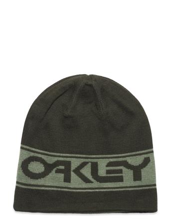 Tnp Reversible Beanie Accessories Headwear Beanies Kakigrønn Oakley Sports*Betinget Tilbud