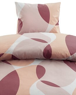 Sengetøysett Happy 2 deler Aprikos