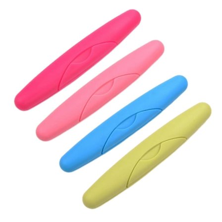 4 st Tandborste Resefodral Livsmedelsgodkänd Lätt att Rengöra Återanvändbar Portabel Utomhus Resefodral Tandborsthållare