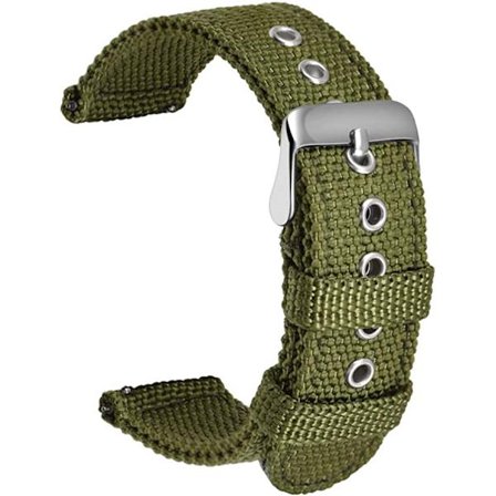 Militærgrønn nylon klokkestropp av høy kvalitet