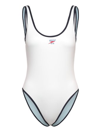 8-005050 Solid Bound Scoop 1 Pc White Speedo