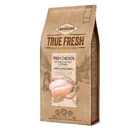 Carnilove - Dog True Fresh Chicken Junior stor rase 11,4 kg - Hund - Hundefôr & hundemat - Tørrfôr for hund - ZOO.no
