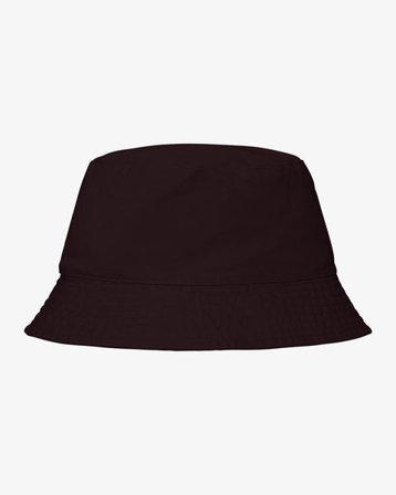 Organic Cotton Bucket Hat - Oxblood Red - Male - L-XL