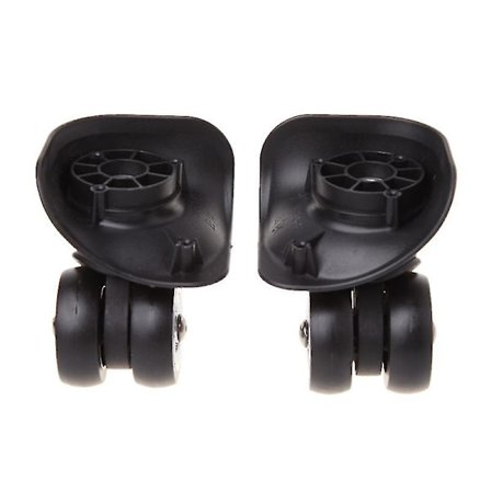 2x Kuffert Tilbehør Universal 360 Graders Drejelige Hjul Trolley Hjul