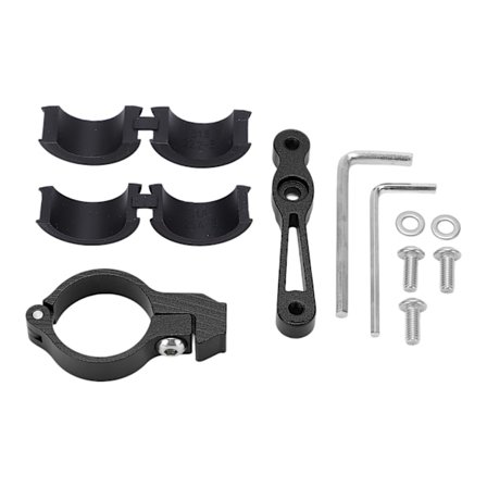 Sykkel Flaskeholder Adapter Aluminiumlegering Setepinne Vannflaskeholder Feste for Utendørs RidingBlack