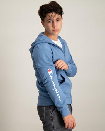 Champion Hooded Full Zip Sweatshirt Sininen Hupparit/Hoodie Pojat - Kids Brand Store