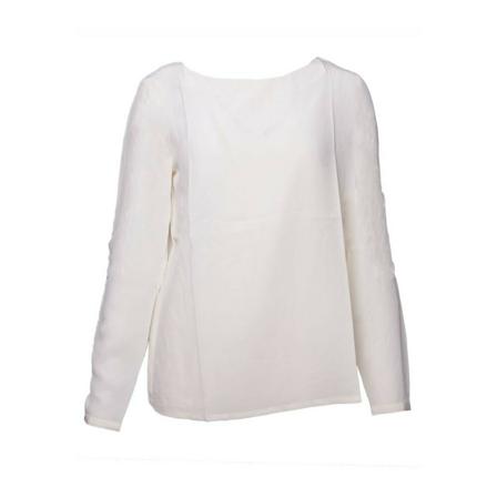 Btfcph (50004) Silk Bloouse Shirt Solid Jacka 50019 vit, Dam, Dam, Storlek: L