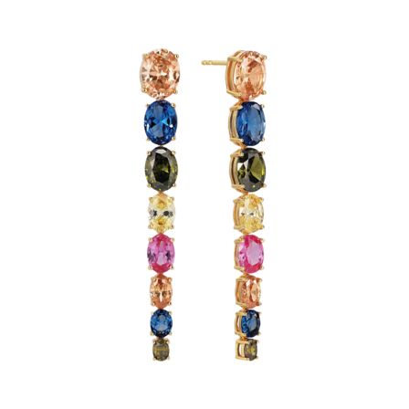 Sif Jakobs Jewellery Örhänge Ellisse Lungo Otto Örhängen Dam Flerfärgad ONESIZE