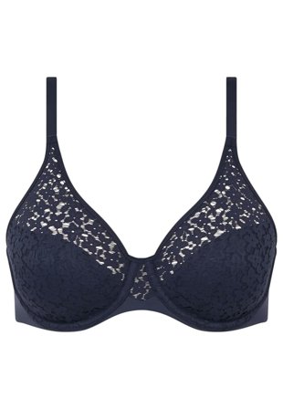 Chantelle Norah Covering Molded Bra Bh Dam Blå C80