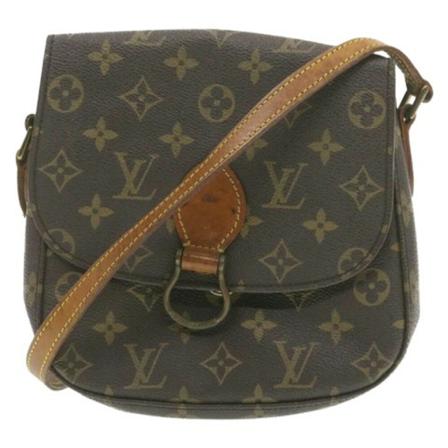 Louis Vuitton Vintage, Pre-owned Canvas Shoulder Bags Bruin, Dames, Maat:ONE Size