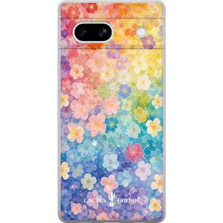 Yhteensopiva Puhelinkuori Google Google Pixel 7a Cactus and Friends – RainbowBloom