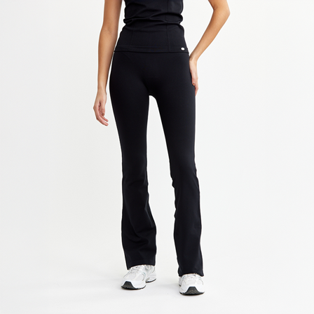 Drop of Mindfulness Seamless Flare Træningstights Sort - Bodyman.dk