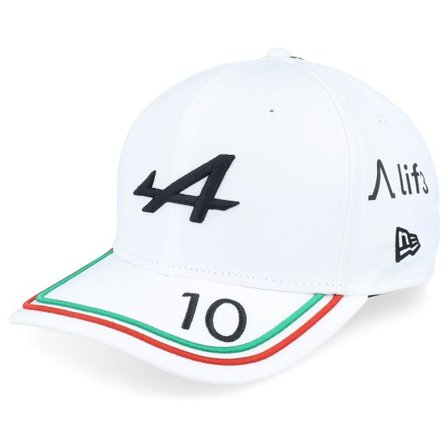 New Era - Motor Vit adjustable Keps - Alpine F1 23 Monza Gasly 9FIFTY White Adjustable @ Hatstore
