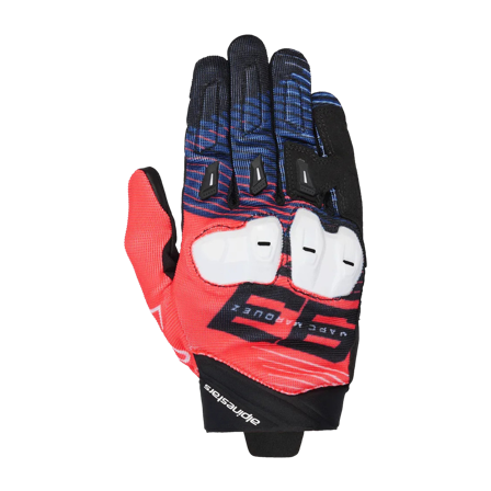 Guantes de moto Alpinestars MM93 SPX 1 Negro/Rojo Flúor/Azul oscuro M