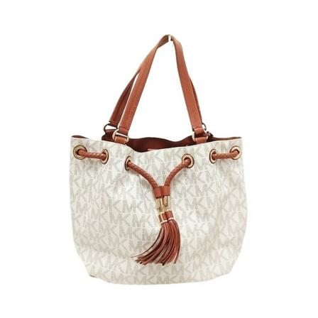 Michael Kors Pre-owned Shoulder Väska vit, Dam Vintage Väskor, Dam, Storlek: ONE SIZE