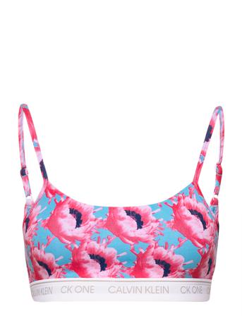 Unlined Bralette Lingerie Bras & Tops Soft Bras Tank Top Bras Rød Calvin Klein