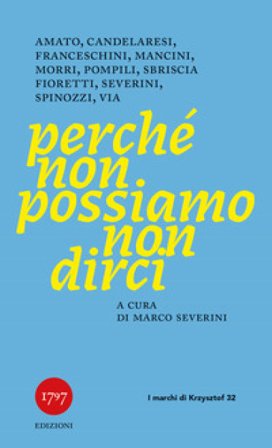 Perché non possiamo non dirci