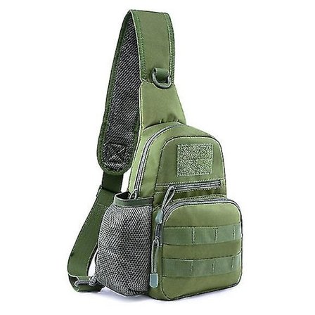 Militär Taktisk Axelväska Herr Vandringsryggsäck Nylon Utomhus Jakt Camping Fiske Molle Armé Trekking Bröst Sling Bag