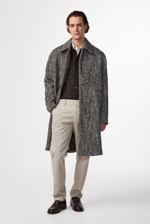 NN.07 Theo Chino Herren Grau Baumwollmix