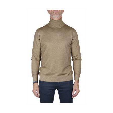 Gran Sasso, Turtlenecks Beige, Heren, Maat:XL