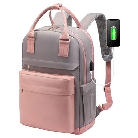 Rejse Rygsæk til Flykabine 45x36x20 til Vueling, EasyJet, Ryanair | Vandtæt og Rummelig Håndbagage med Skorum og USB-Port.