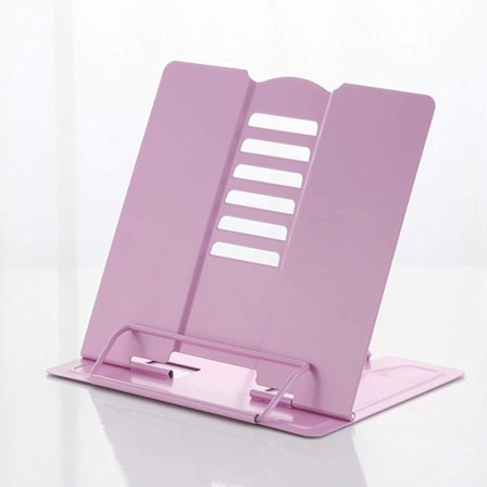 Metallilukulaite, säädettävä keittokirjan teline, taittuva kirja