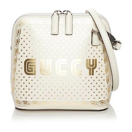 Gucci Vintage, Pre-owned Sega Crossbody Bag Wit, Dames, Maat:ONE Size