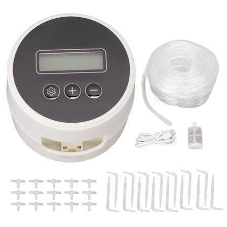 Automatisk vanningssystem for innendørsplanter og hagetimer 10m for 15 potter