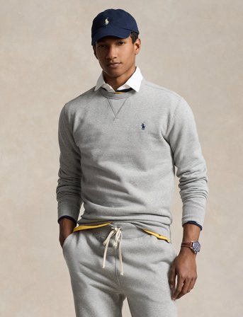 Polo Ralph Lauren Rl Fleece-Lsl-Knt - Grey - XL