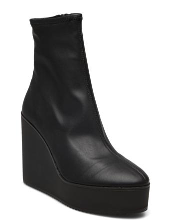 Jassy Bootie Shoes Boots Ankle Boots Ankle Boot - Heel Sort Steve Madden