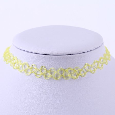 12-pack choker/halsband - One Size Gul One Size