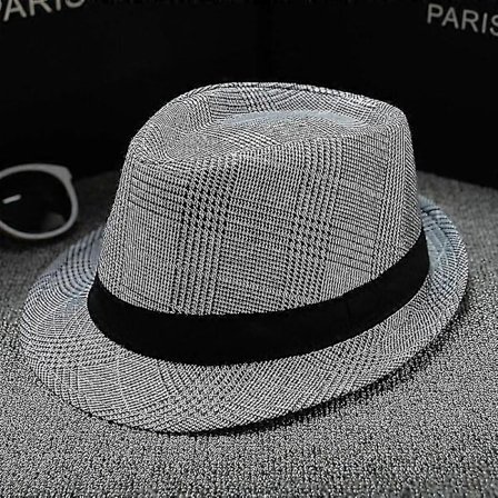 Herreternet Jazz Fedora Hat, Bowlerhat til sommer og efterår