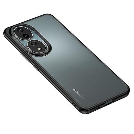 For Honor 90 Fallbeständig Telefondeksel Airbag Skydd Pc+tpu Deksel Mattsvart