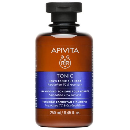 APIVITA Capelli - Tonic Shampoo Tonificante Uomo 250ml - Trattamento per Capelli