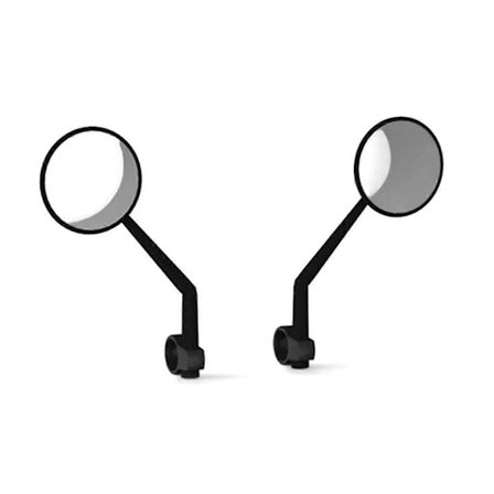 Universell backspegel för skoter, skoterstyre sidospegel 360 graders rotation säkerhetsspegel 1 par