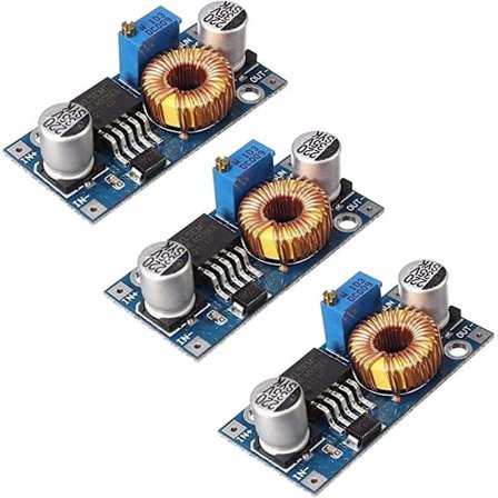 3 st DC-DC 5A 5-32V till 0,8-24V Steg-ner Regulator Modul Ström