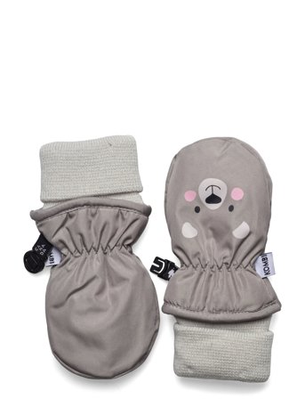 Baby Animal Inf Mitt Grey Kombi
