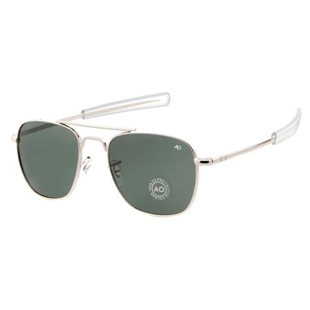 Lentäjäaurinkolasit miehille ja naisille 2021 Vintage-merkki Designer American Army Military Optical AO Aurinkolasit de sol masculino