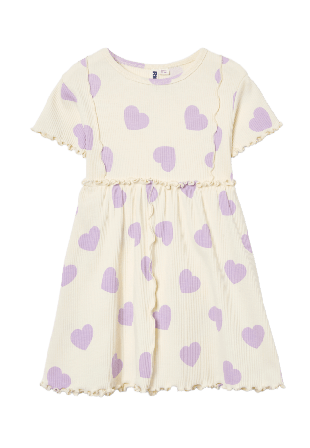 RIKIKI Ribbad klänning AMY Klänningar Lila 86/92