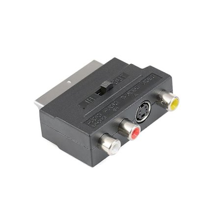 SCART-adapter - SCART till 3 RCA & S-Video Adapter Box